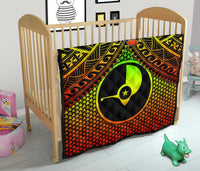 Polynesian Yap Premium Quilt - Reggae Vintage Polynesian Patterns - Polynesian Pride