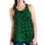 Polynesian Hawaiian Style Tribal Tattoo Green Women's Racerback Tank Top Green - Polynesian Pride