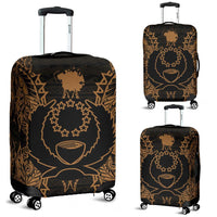 Pohnpei Polynesian Luggage Covers Map Gold Gold - Polynesian Pride
