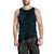 Hawaii Warrior Men's Tank Top Blue - Polynesian Pride