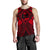Guam Polynesian Men's Tank Top - Red Guam Coat Of Arms Polynesian Tattoo - Polynesian Pride