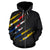 Tonga All Over Zip up Hoodie Scratch Style - Polynesian Pride