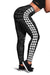 Hawaii Turtle Shark Polynesian Leggings - White White - Polynesian Pride