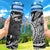 Papua New Guinea Custom Personalised Hydro Tracking Bottle - Wings Style Hydro Tracking Bottle - Papua New Guinea 32oz Large Black - Polynesian Pride