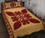Hawaiian Quilt Pattern Hibiscus Lovely Quilt Bed Set - Polynesian Pride