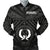Pohnpei Men's Bomber Jacket - Pohnpei Seal With Polynesian Tattoo Style ( Black) - Polynesian Pride