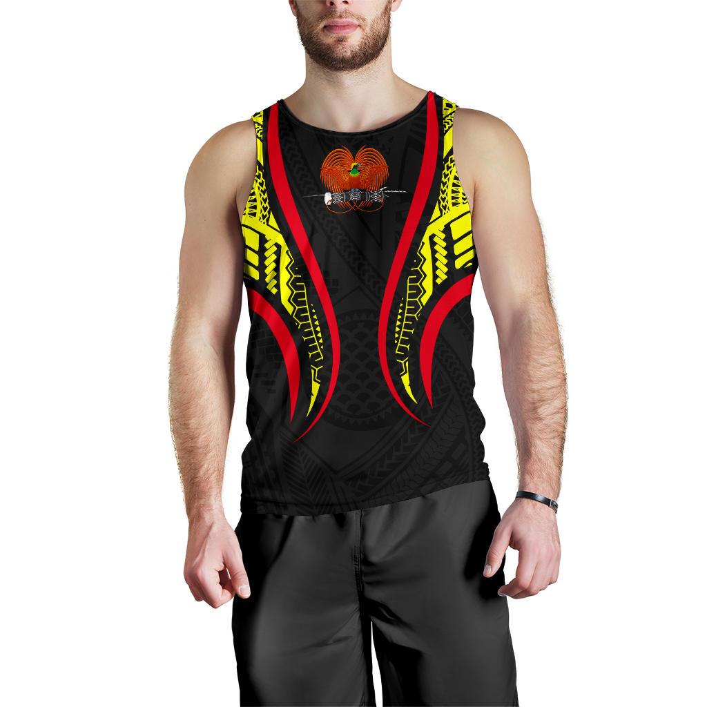 Kanaka Kings Polynesian Stylized Men Tank Top Black - Polynesian Pride