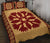 Hawaiian Quilt Pattern Palm Tree Wings Quilt Bed Set - Polynesian Pride