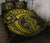 Polynesian Quilt Bed Set - Polynesian Yellow Seahorse Tattoo - Polynesian Pride