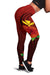 Kanaka Hibiscus Polynesian Philomena Leggings Black - Polynesian Pride