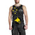 Papua New Guinea Men's Tank Top - Flag With Polynesian Patterns (Black) - Polynesian Pride