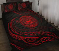 American Samoa Quilt Bed Set - Red - Frida Style - Polynesian Pride