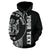Niue Polynesian Custom Hoodie Line Black - Polynesian Pride