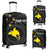 Papua New Guinea Personalised Luggage Covers - Flag With Polynesian Patterns (Black) - Polynesian Pride