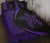 Hawaiian Polynesian Turtle Quilt Bed Set - Circle Style Purple - Polynesian Pride