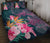 Hawaii Pink Turtles Hibiscus Tropical Quilt Bed Set - Vint Style - AH - Polynesian Pride