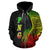 Papua New Guinea Polynesian Zip up Hoodie Coconut Tree Reggae - Polynesian Pride