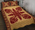 Hawaiian Quilt Pattern Palm Tree And Pineapple New Quilt Bed Set - Polynesian Pride