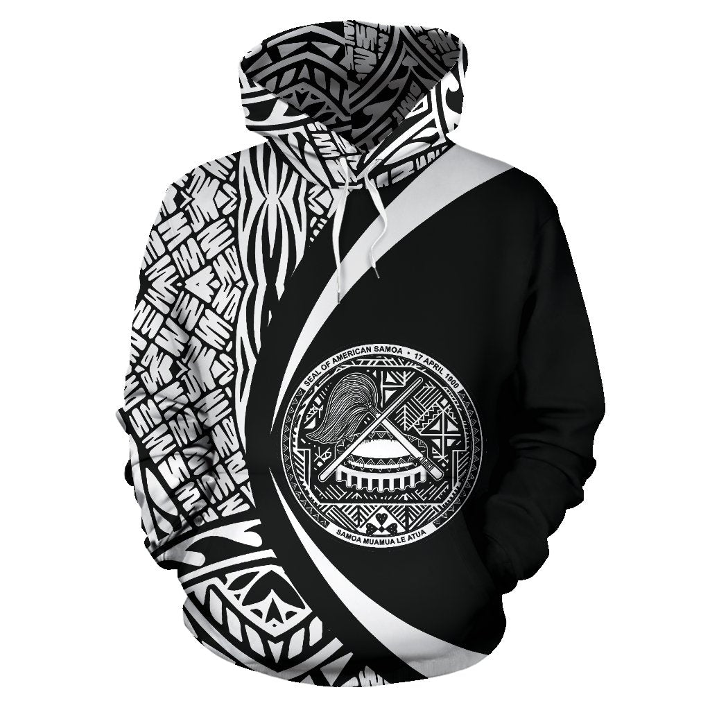 American Samoa Polynesian Hoodie Circle Style - Polynesian Pride