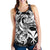 Polynesian Hawaii Women's Racerback Tank - Kanaka Maoli White Turtle - Polynesian Pride