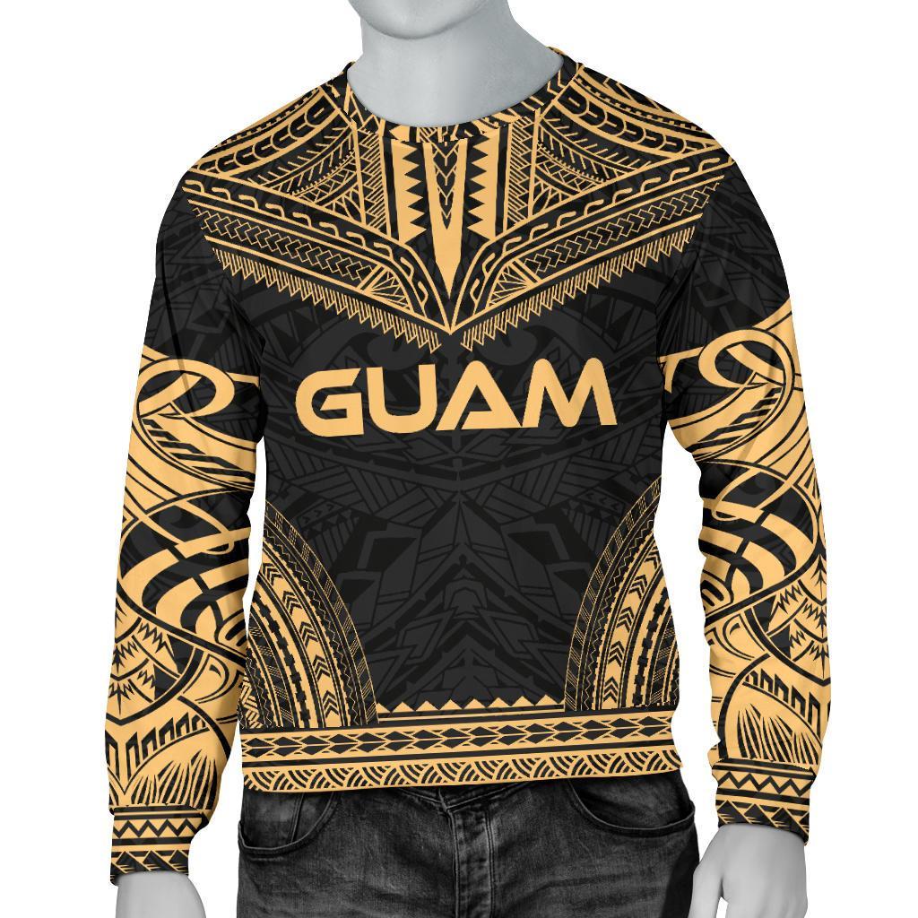Guam Sweater - Polynesian Chief Gold Version Unisex Gold - Polynesian Pride
