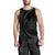 Hawaii Turtle Gray Polynesian Men's Tank Top - Circle Style - Polynesian Pride