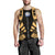 Marshall Islands Men Tank Top - Polynesian Tattoo Gold Gold - Polynesian Pride