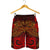 Polynesian Men's Shorts - Red Shark Polynesian Tattoo - Polynesian Pride