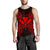 Hawaii Polynesian Men Tank Top Map Red Red - Polynesian Pride