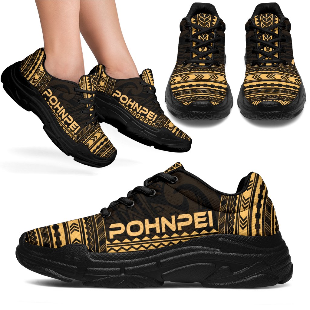 Pohnpei Chunky Sneakers - Polynesian Chief Gold Version - Polynesian Pride