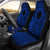 Northern Mariana Islands Car Seat Cover - Northern Mariana Islands Seal Polynesian Tattoo Blue Universal Fit Blue - Polynesian Pride