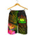 Samoa Polynesian Men's Shorts - Hibiscus and Banana Leaves - Polynesian Pride