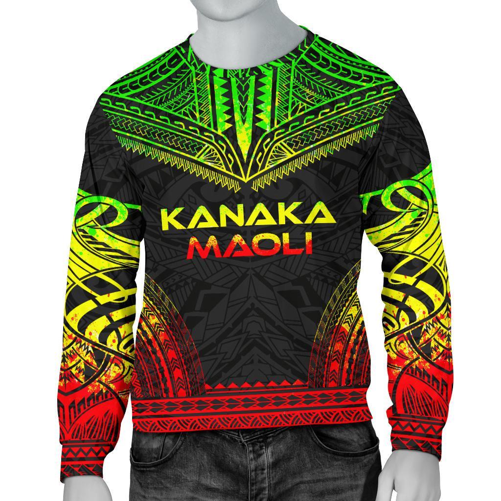 Kanaka Maoli Sweater - Polynesian Chief Reggae Version Unisex Reggae - Polynesian Pride