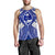 Guam Polynesian Men's Tank Top - Guam White Seal with Polynesian Tattoo Ver 02 - Polynesian Pride