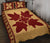 Hawaiian Quilt Pattern Palm Tree Swell Quilt Bed Set - Polynesian Pride