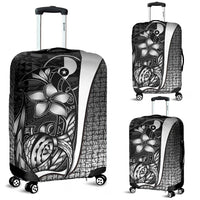 Yap Micronesian Luggage Covers White - Turtle With Hook White - Polynesian Pride