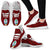 Guam Polynesian Tattoo Mesh Knit Sneakers Red - Polynesian Pride