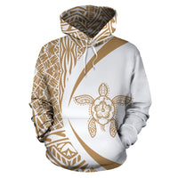 American Samoa Turtle Polynesian Hoodie Circle Style 05 - Polynesian Pride