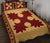 Hawaiian Quilt Pattern Palm Tree Normal Quilt Bed Set - Polynesian Pride