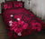 Hawaii Turtle Poly Tribal Quilt Bed Set - Pink - Polynesian Pride