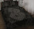 Hawaii Anchor Hibiscus Flower Vintage Quilt Bed Set - AH - Grey - Polynesian Pride