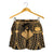Samoa Polynesian Women's Shorts - Samoa Gold Seal with Polynesian Tattoo - Polynesian Pride