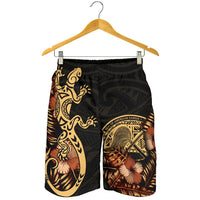 American Samoa Polynesian Men Short - Lizard Lucky - Polynesian Pride