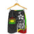 Samoa Polynesian Men's Shorts Reggae - Turtle With Hook - Polynesian Pride