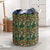 Tropical Flamingo Hibiscus Hawaii Laundry Basket Laundry Basket One Size Black - Polynesian Pride