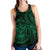 Polynesian Hawaii Women's Racerback Tank - Green Turtle Tribal - Polynesian Pride