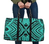 Polynesian Tradition Turquoise Hawaii Travel Bag Travel Bag One size Turquoise - Polynesian Pride