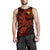 Hawaii Tank Top Polynesian Kanaka Map Hawaiian Men's Tank Top - Orange - TT Style - Polynesian Pride