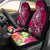 Guam Custom Personalised Car Seat Covers - Turtle Plumeria (Pink) Universal Fit Pink - Polynesian Pride