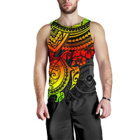 Yap Polynesian Tank Top (Men) - Reggae Turtle - Polynesian Pride